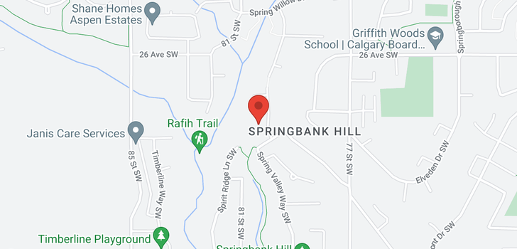 map of 9 SPRING VALLEY TC SW